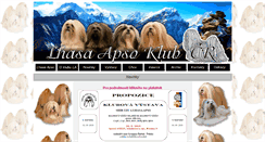Desktop Screenshot of klub-lhasaapso.cz